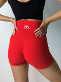 Ashley Ladies Pocket Shorts - Red