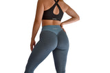 Bravo Ladies Active Seamless Leggings - Teal