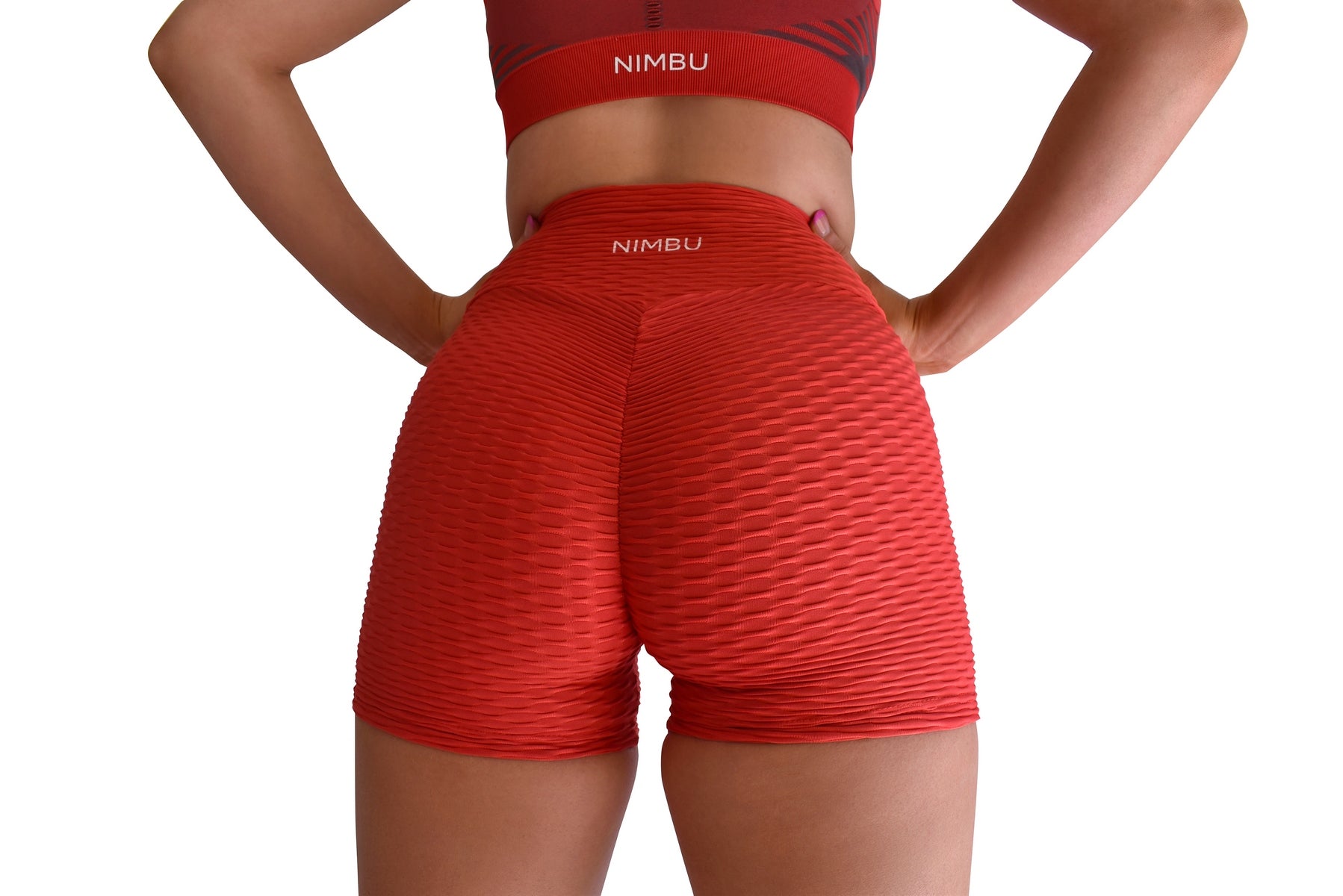 Lyft Ladies Active Seamless Shorts   Red – Nimbu Active