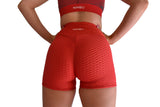 Lyft Ladies Active Seamless Shorts - Red