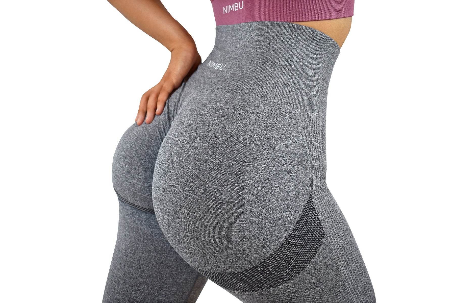 Women's Pink High Waist Gym Yoga Scrunch Bum Leggings -  Australia