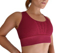Mission Ladies Active Breathable Top - Wine Red