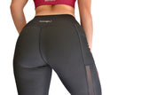 Pocket Ladies Active Leggings - Black