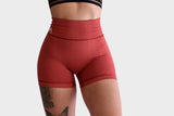 Vibe Ladies Active Seamless Shorts - Red