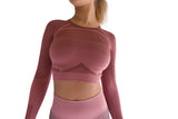 Curl Ladies Active Breathable Long Sleeve Top - Pink