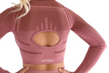 Curl Ladies Active Breathable Long Sleeve Top - Pink