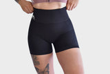 Vibe Ladies Active Seamless Shorts - Black