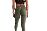 Track Seamless Scrunch Leggings - Khaki Green