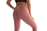 Track Seamless Scrunch Leggings - Pink