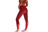 Patch Ladies Active Leggings - Red