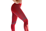 Patch Ladies Active Leggings - Red
