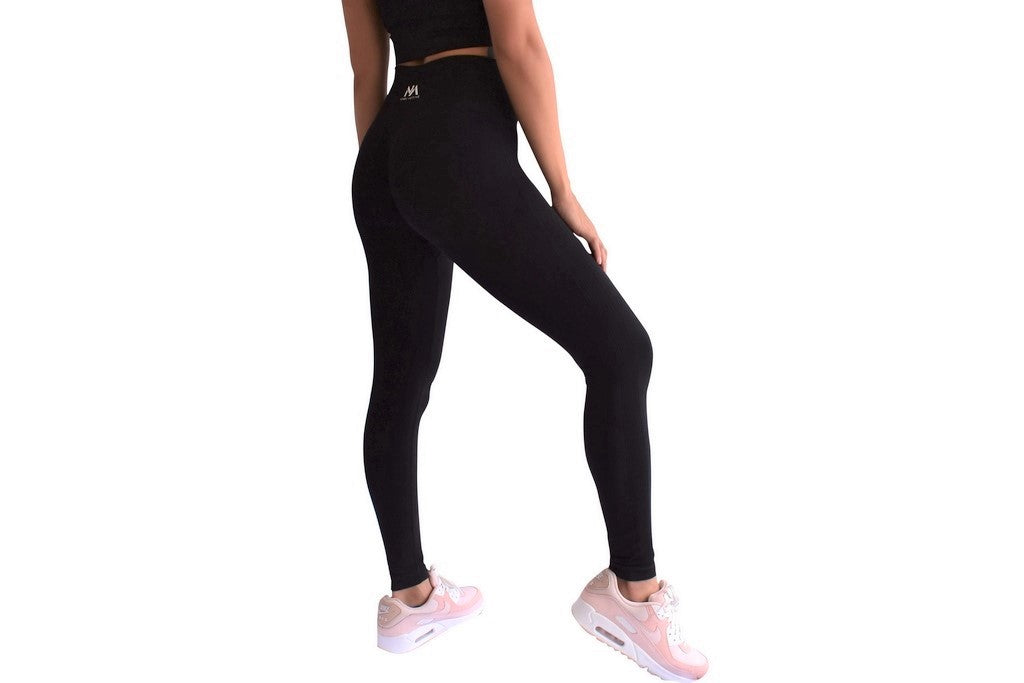 Vision Seamless Scrunch Leggings - Black – Nimbu Active