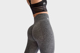 Ultra Ladies Seamless Scrunch Leggings - Grey