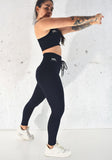 Kord - Leggings and Zip Crop 2pc Set - Black