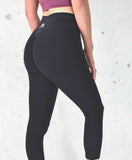 Track Seamless Scrunch Leggings - Black