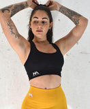 Lexi Sports Crop Top - Black