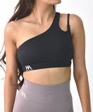 Mia Ladies Sports Crop Top - Black