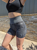 Mara Ladies Active Shorts - Black/Grey