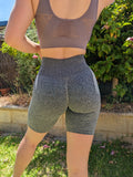 Blare Scrunch Shorts - Grey